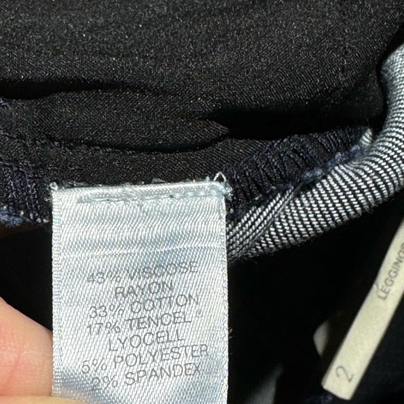 J Jill Denim Leggings Shoreline Blue‎ Stretch High Rise Jeans Women’s Size 2 NWT - Picture 7 of 8